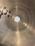 13" Zildjian A 1940s-50s Trans Stamp Hi-Hat Cymbal Pair 438/470g #739