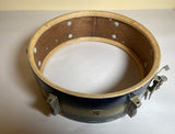 1960 Ludwig 5x14 Pioneer Trans Badge Snare Drum Blue/Silver Duco