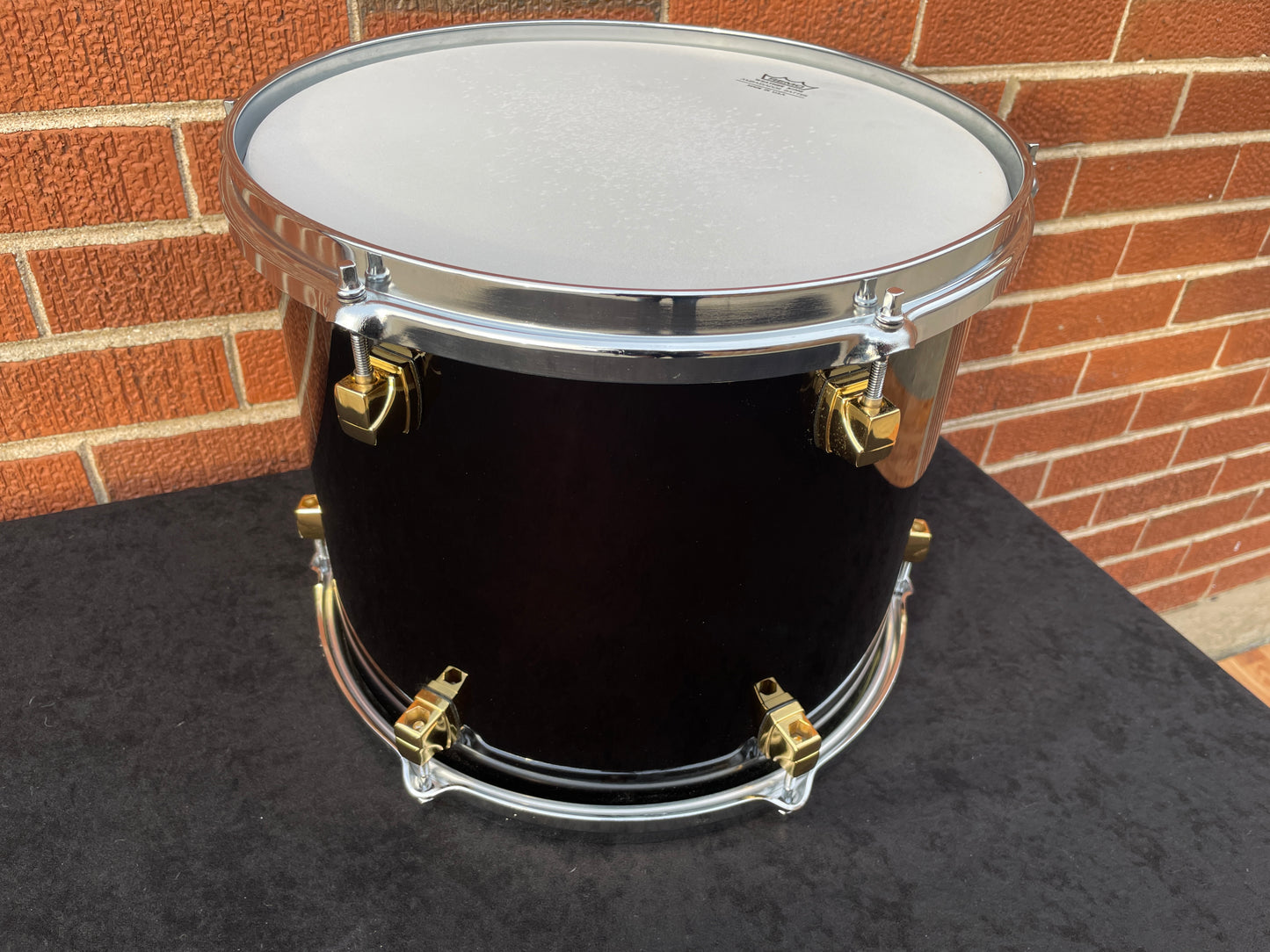 Yamaha 11x13 Maple Custom Hanging Tom Drum Solid Black