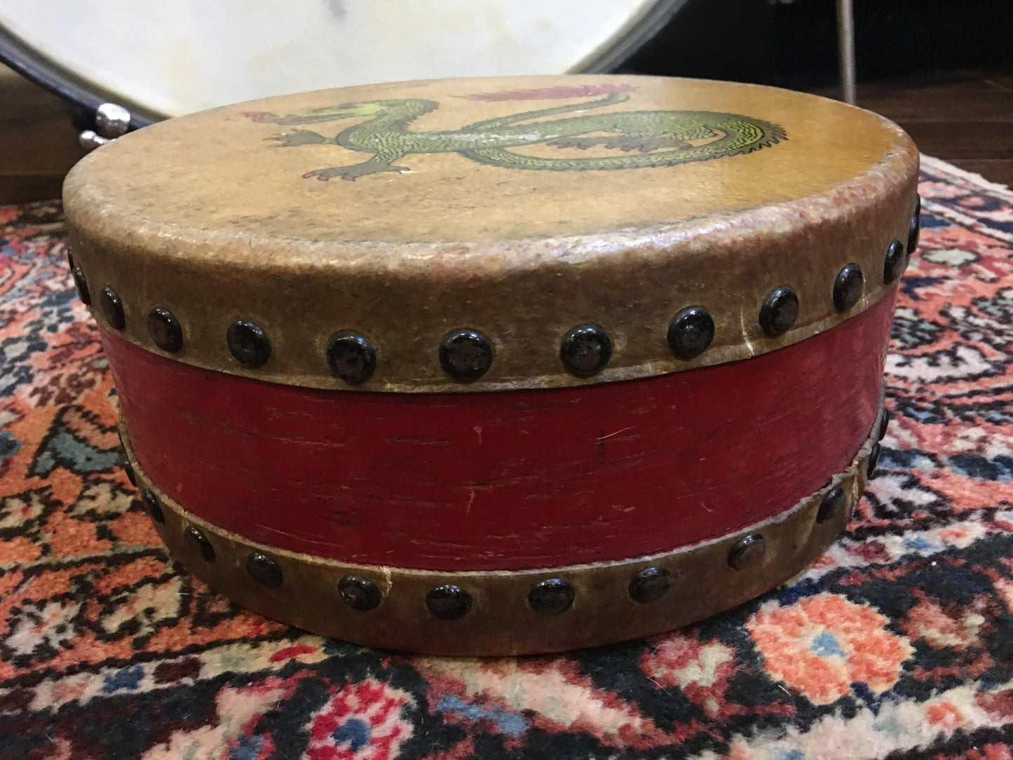 1920s/1930s Ludwig & Ludwig 4x10 Chinese Tack Dragon Tom Drum Leedy