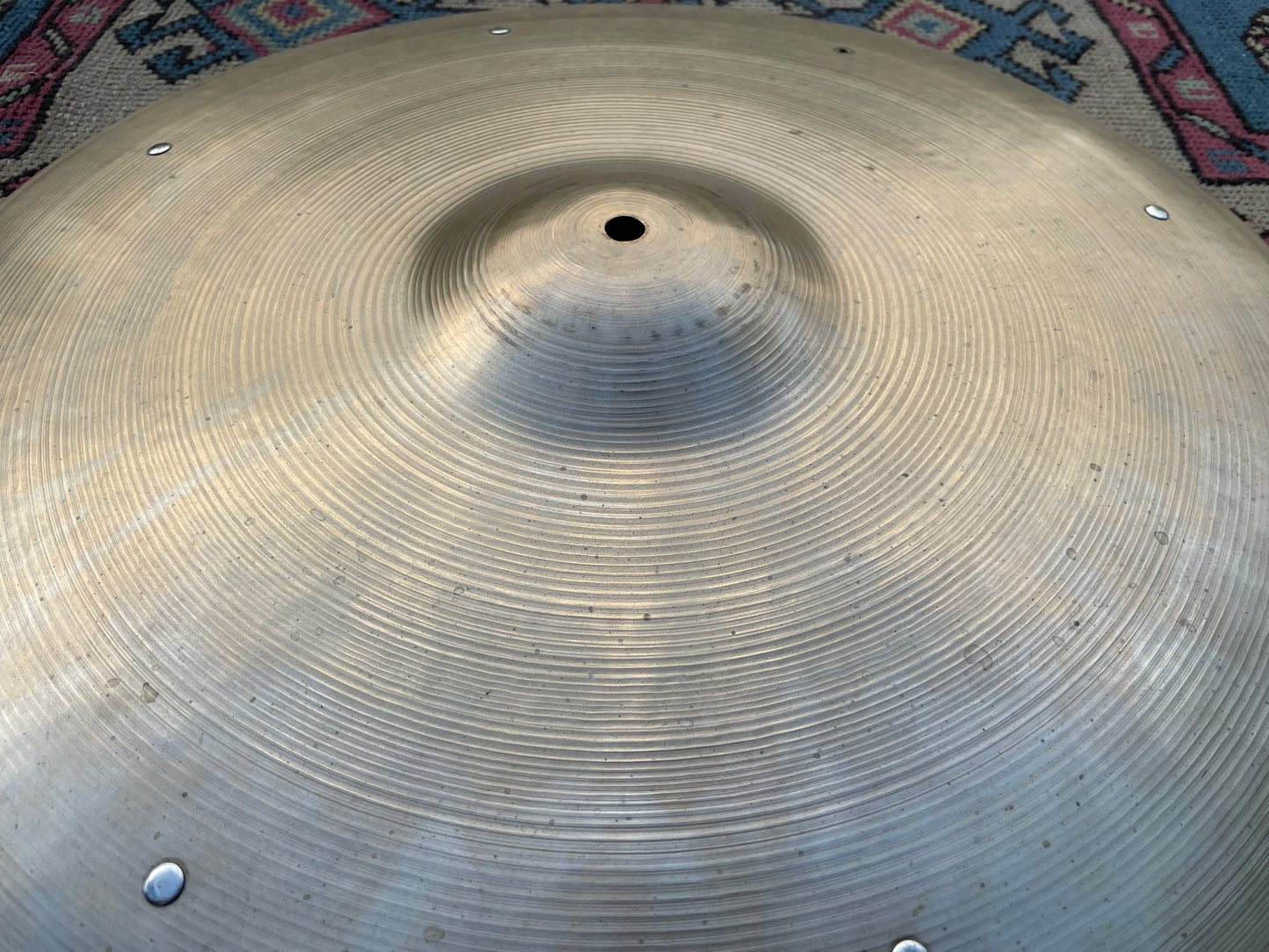 18" Zildjian A Trans Stamp Crash Ride Sizzle Cymbal 1512g #821 *Video Demo*