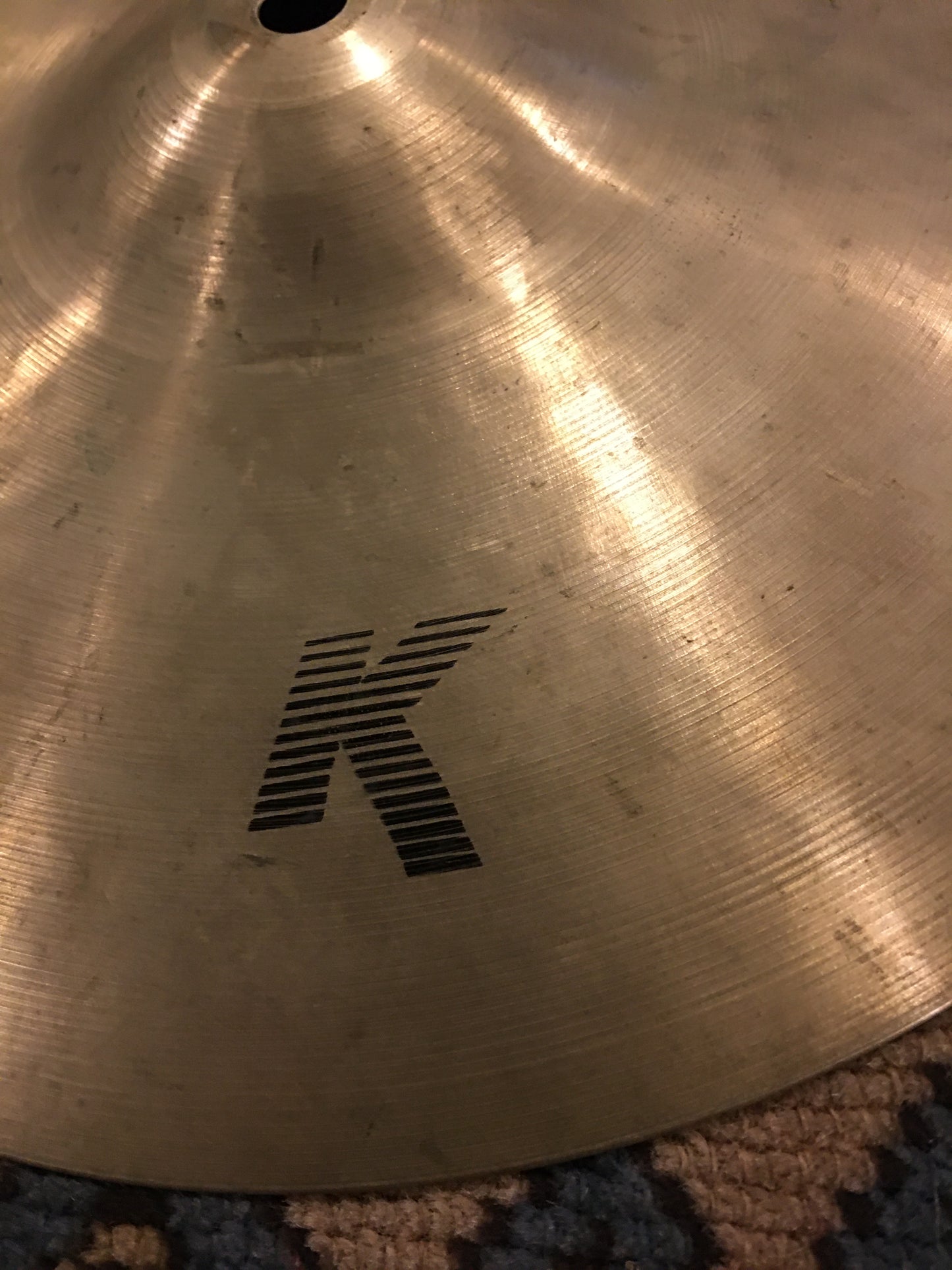 12" E.A.K. Zildjian K 1982-88 Splash Cymbal 408g