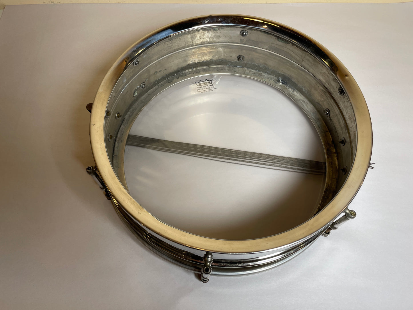 1920s-30s Leedy C.G. Conn "Regular" 5x14 Tube Lug NOB Snare Drum