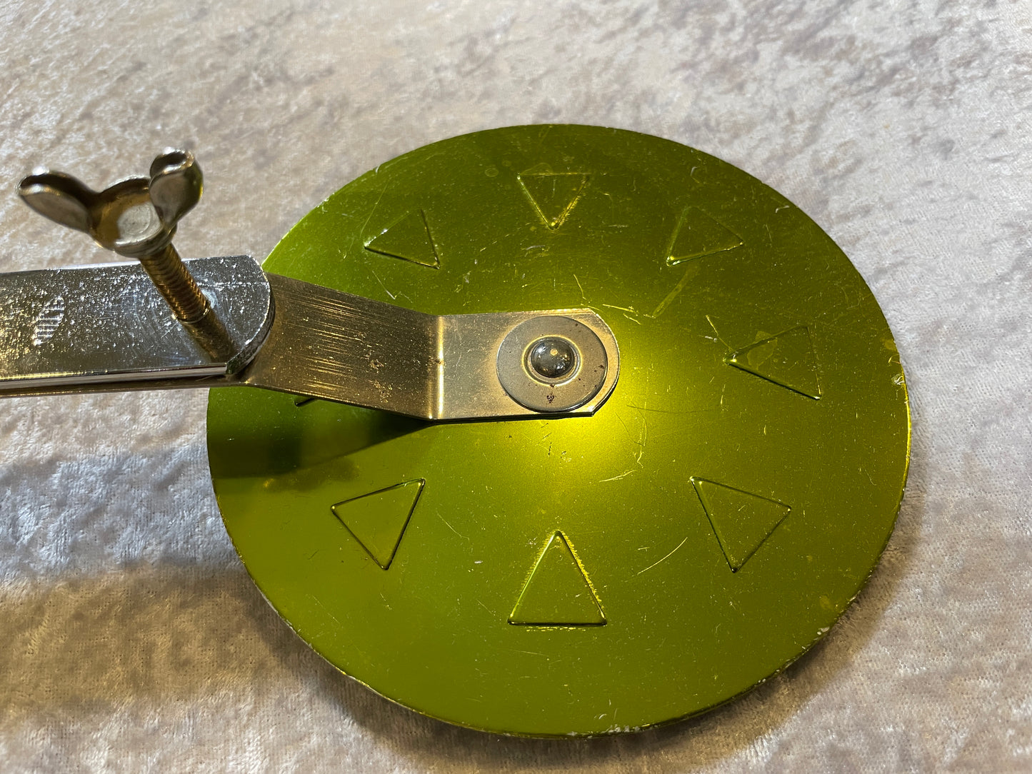 Vintage Elton Hoop Mount Bass Drum Muffler Green