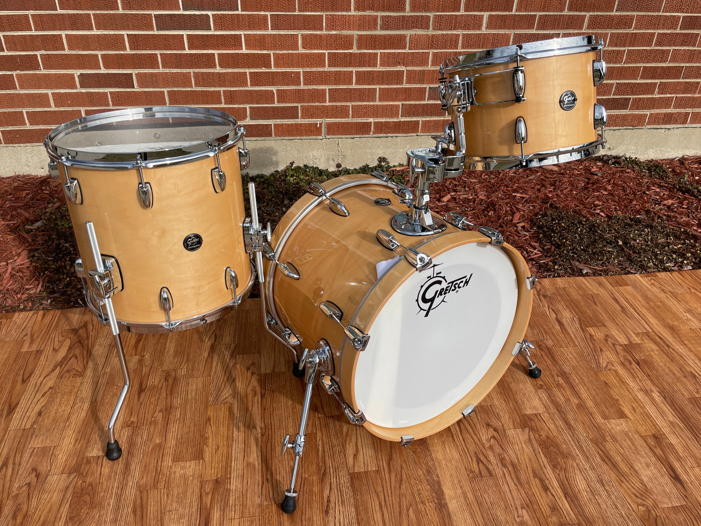 Gretsch Renown Series Bop Drum Set Gloss Natural 18/12/14