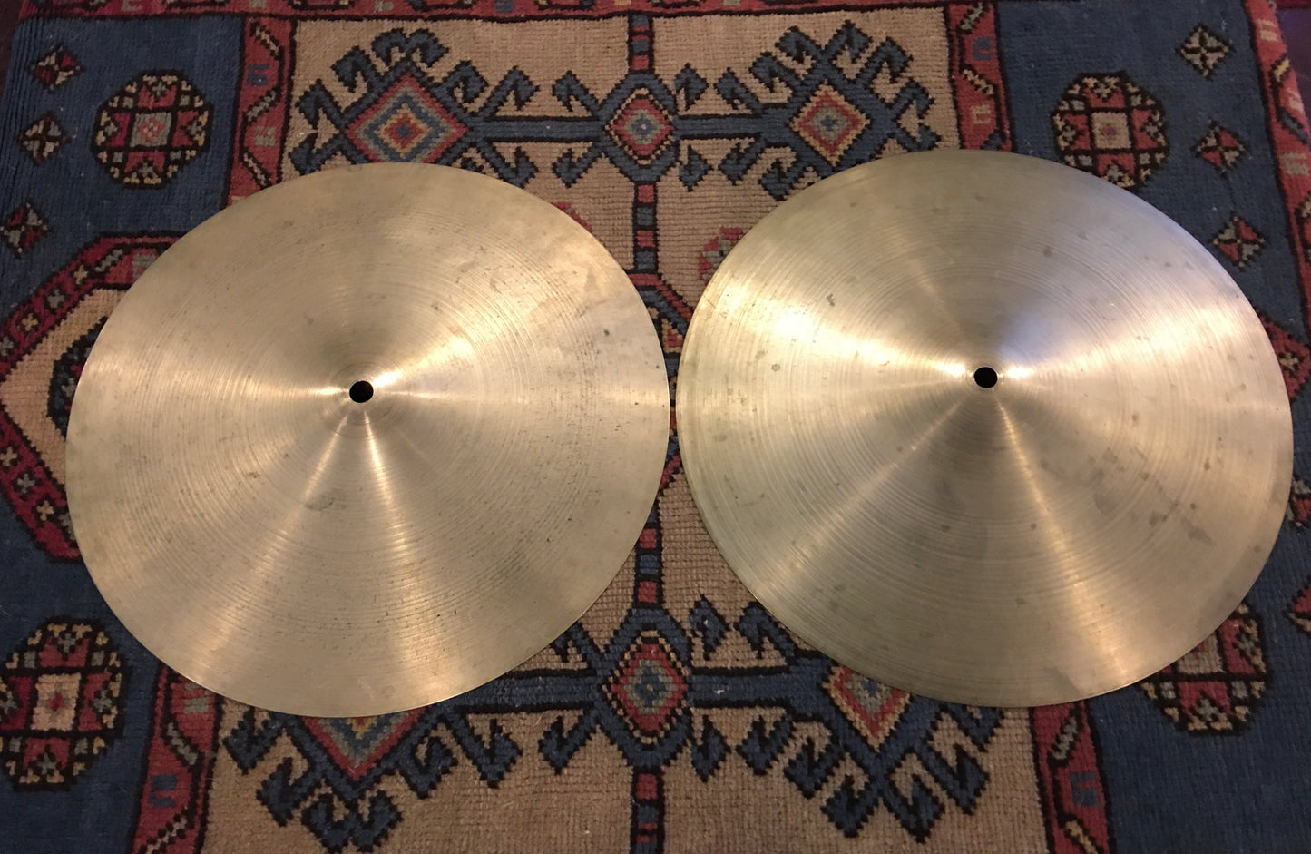 14" Zilco Azco 1970s Hi-Hat Cymbal Pair 760g/938g #652