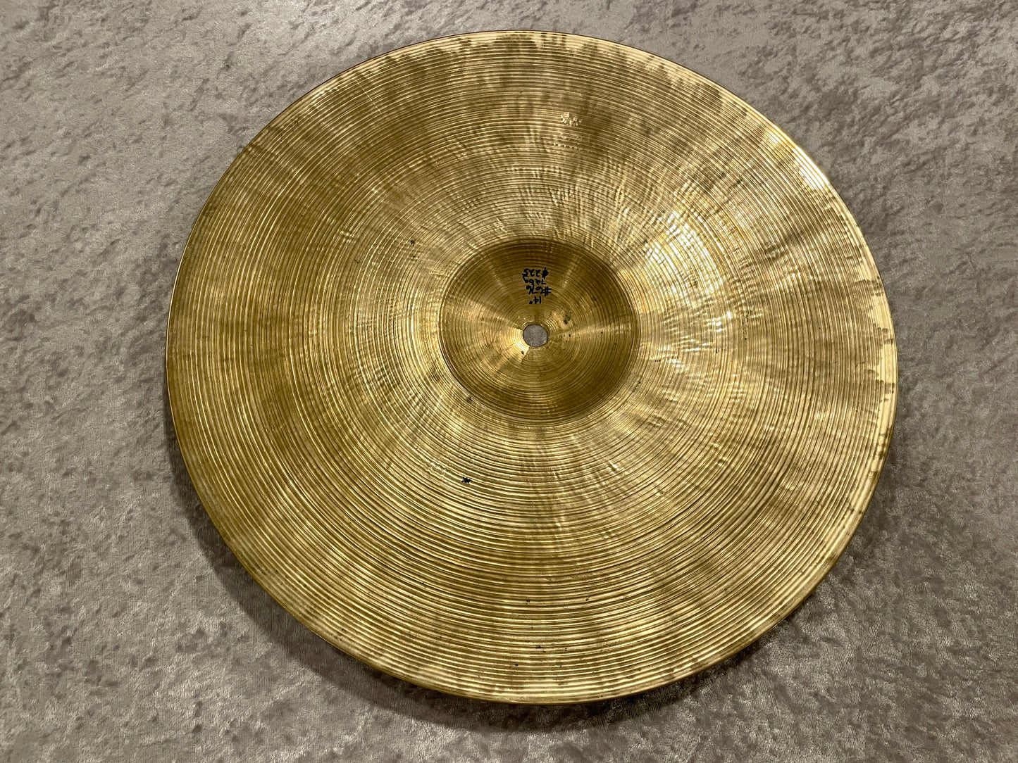 14" Zildjian K Istanbul 1959-66 Hi-Hat Single Cymbal 746g #676