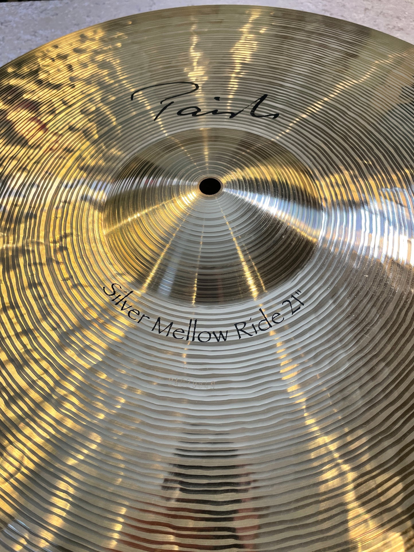 21" Paiste Silver Mellow Ride Cymbal 2558g