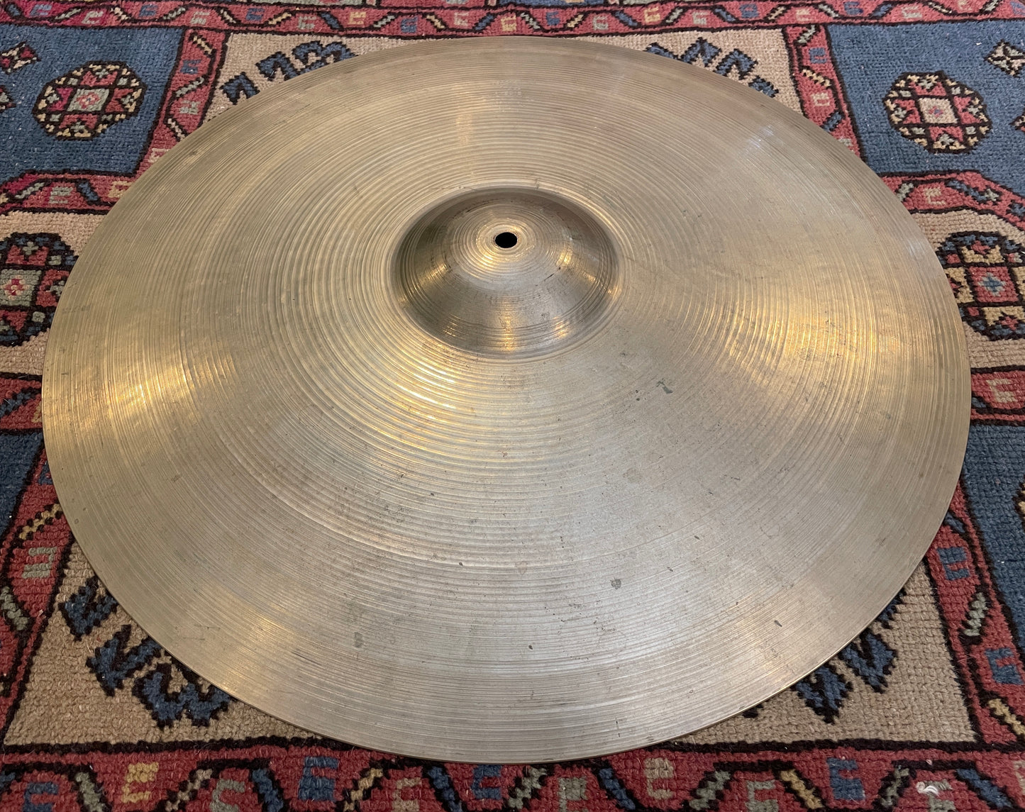22" Zildjian A 1950s Large Block Stamp Ride Cymbal 2594g #863