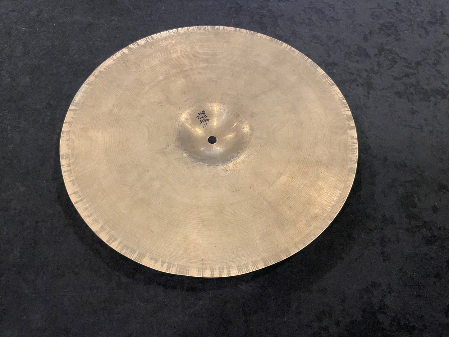 13" Vintage Zenjian Hi-Hat Single / Splash Cymbal 644g #825
