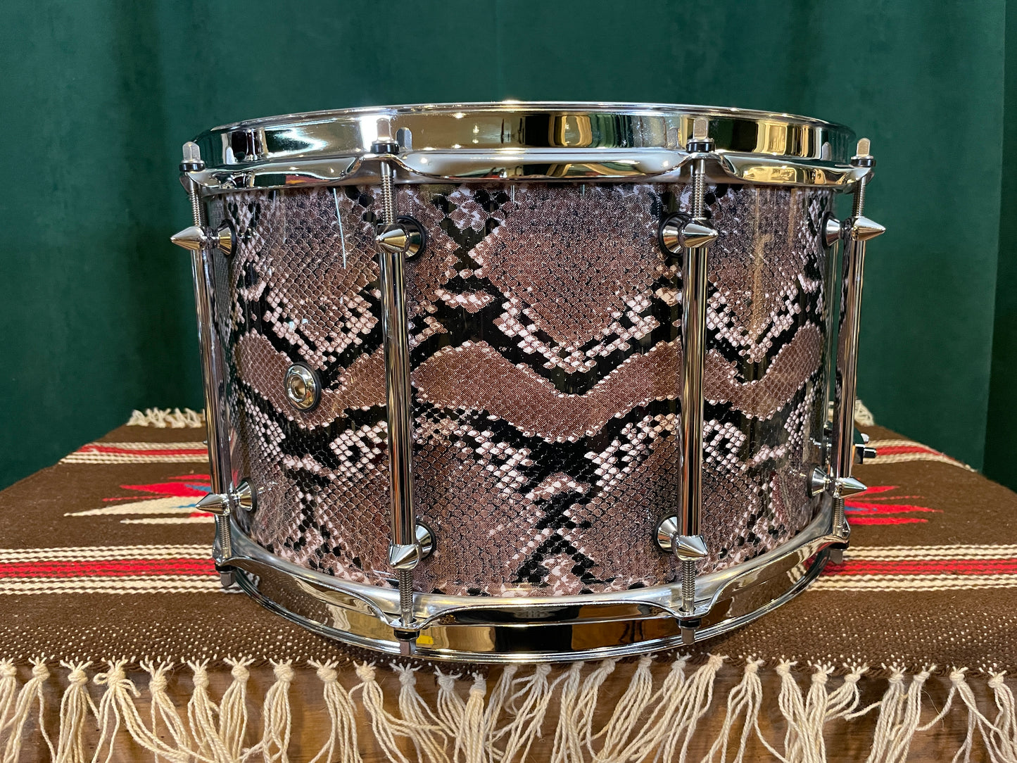 Pearl Vinnie Paul Signature Model 8x14 VP1480 Snare Drum Snakeskin
