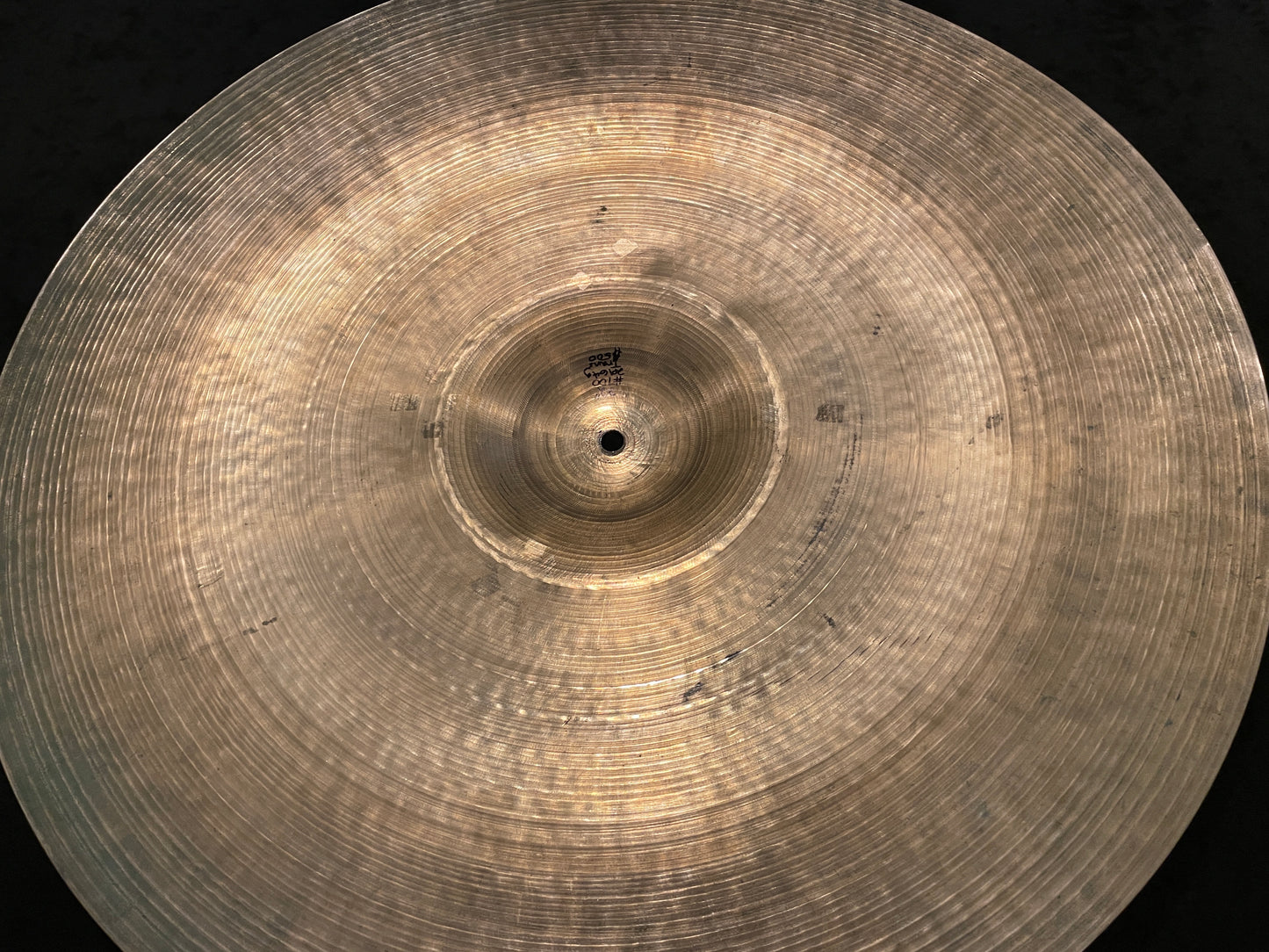 22" Zildjian A 1940s-50s Trans Stamp Ride Cymbal 2964g #700 *Video Sample*