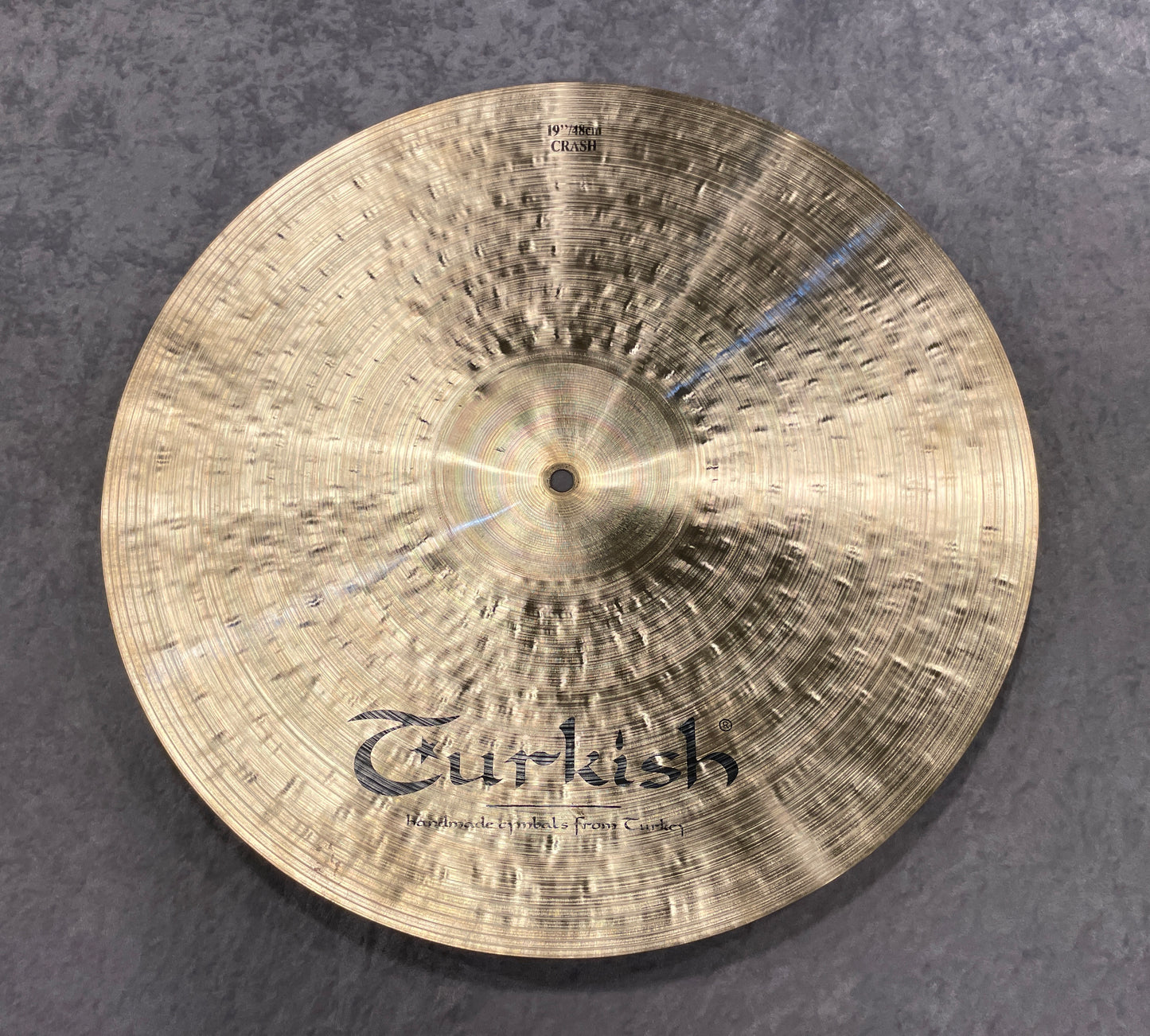 19" Turkish Cymbals Classic Series Crash Cymbal 1626g *Sound File*