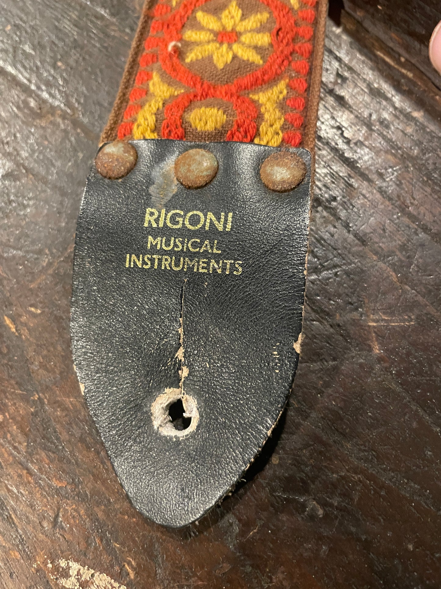 Vintage Rigoni Musical Instruments Guitar Strap