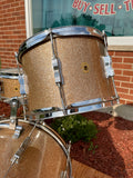 1965 Ludwig Club Date Drum Set w/ Pioneer Snare Champagne Sparkle
