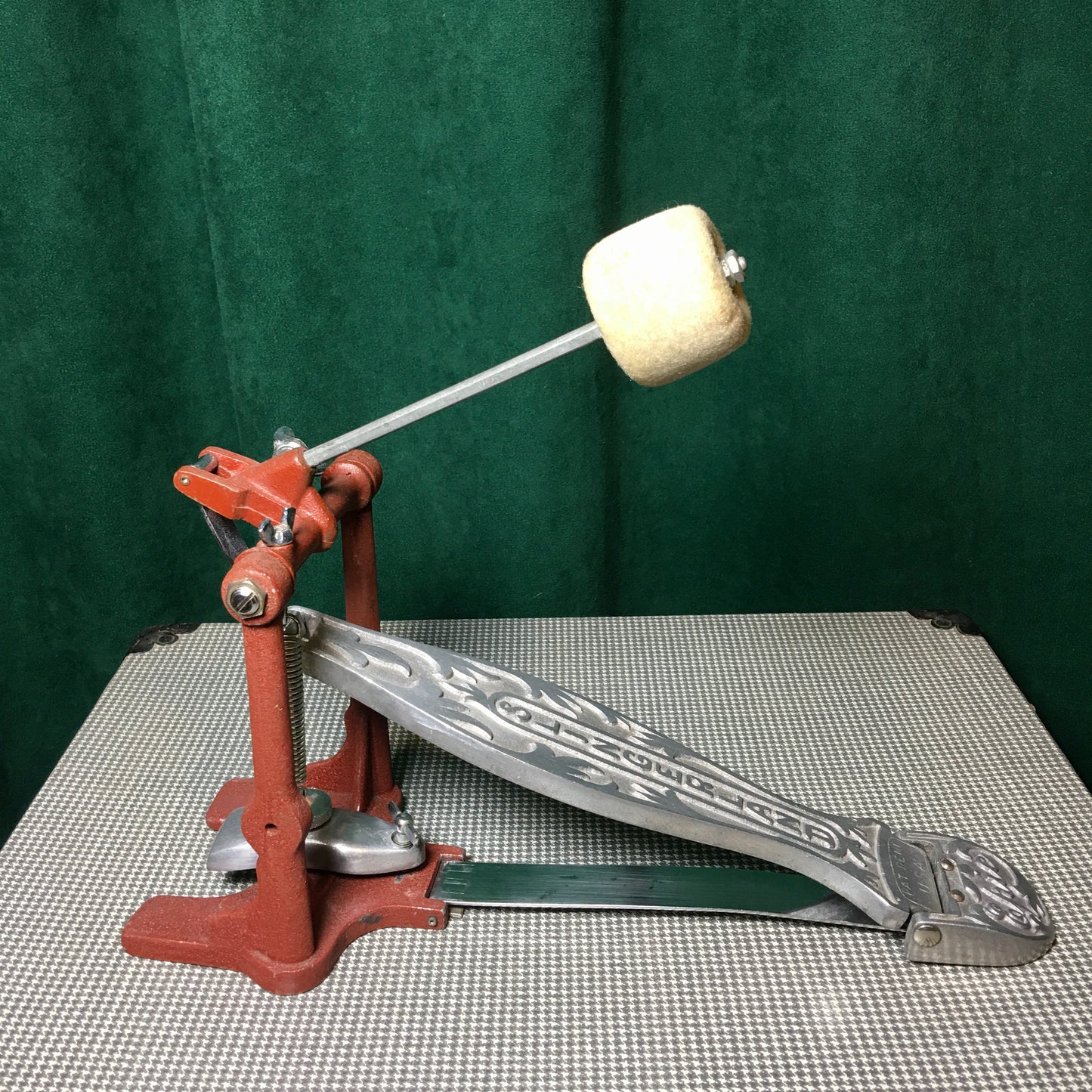 Vintage Slingerland Epic Bass Drum Pedal w/ Red Frame