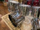 1979-80 Ludwig 9pc. Drum Set Chrome Over Wood *Video Demo*