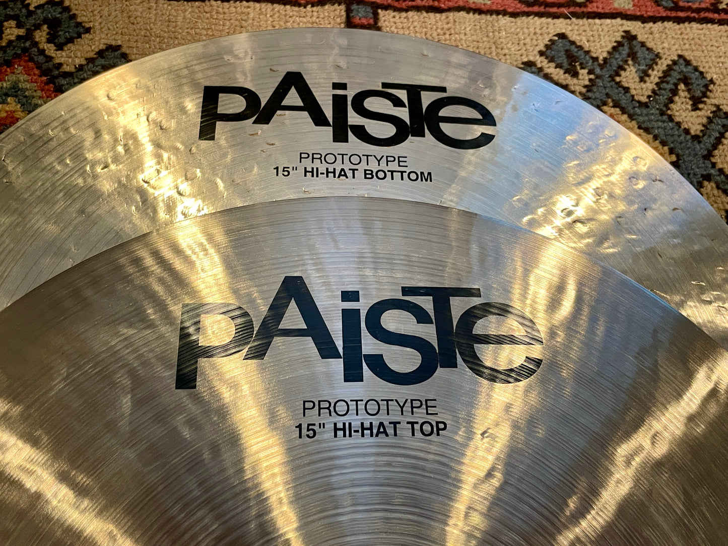 15" Paiste T20 Prototype Hi-Hat Cymbal Pair 1270g/1630g