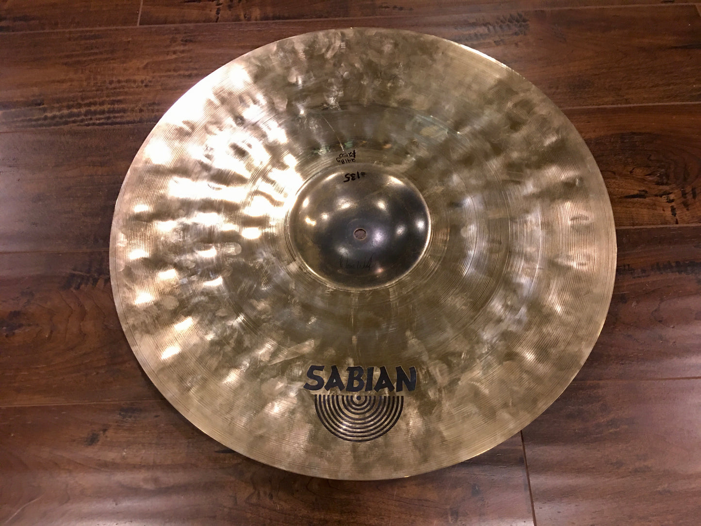 20" Sabian HHX Evolution Brilliant Ride Cymbal Dave Weckl Signature 2418g