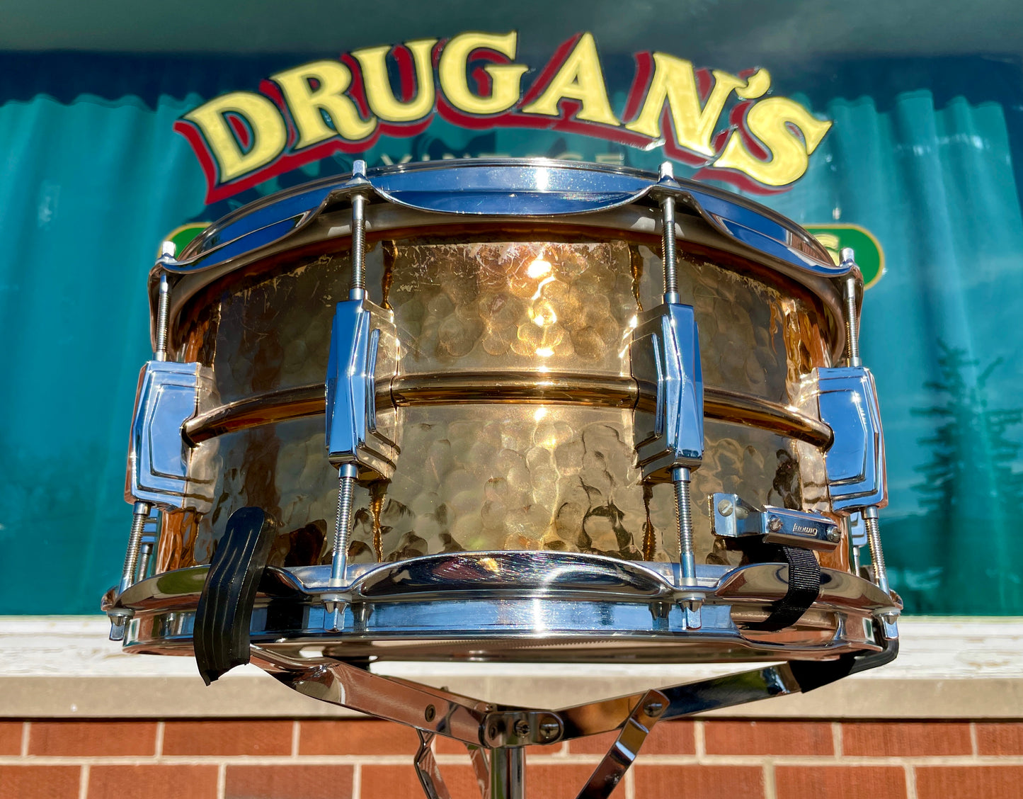 Ludwig 6.5x14 Hammered Bronze Phonic Snare Drum