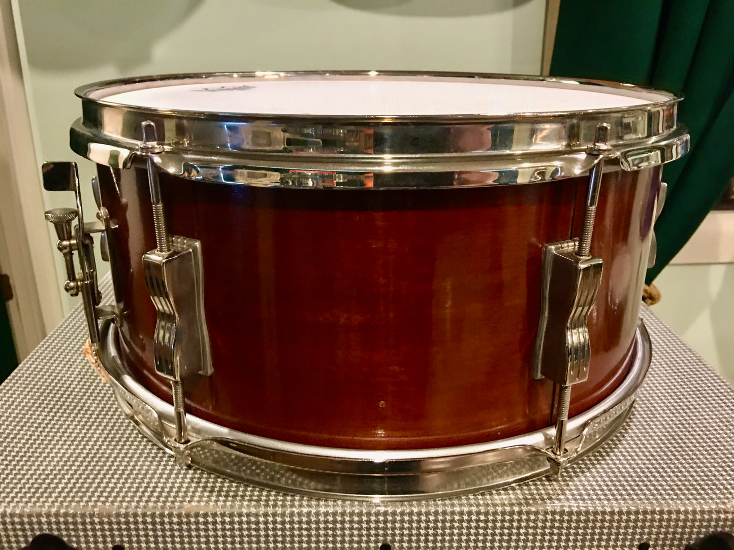 1959 Ludwig Pioneer Transition Badge 6.5X14 Mahogany Snare Drum