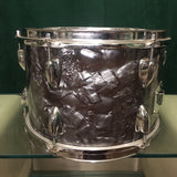 Vintage Made In Japan 8x12 Tom Drum Black Diamond Pearl