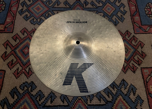 13" Zildjian K Hi-Hat Bottom Cymbal Single 1078g