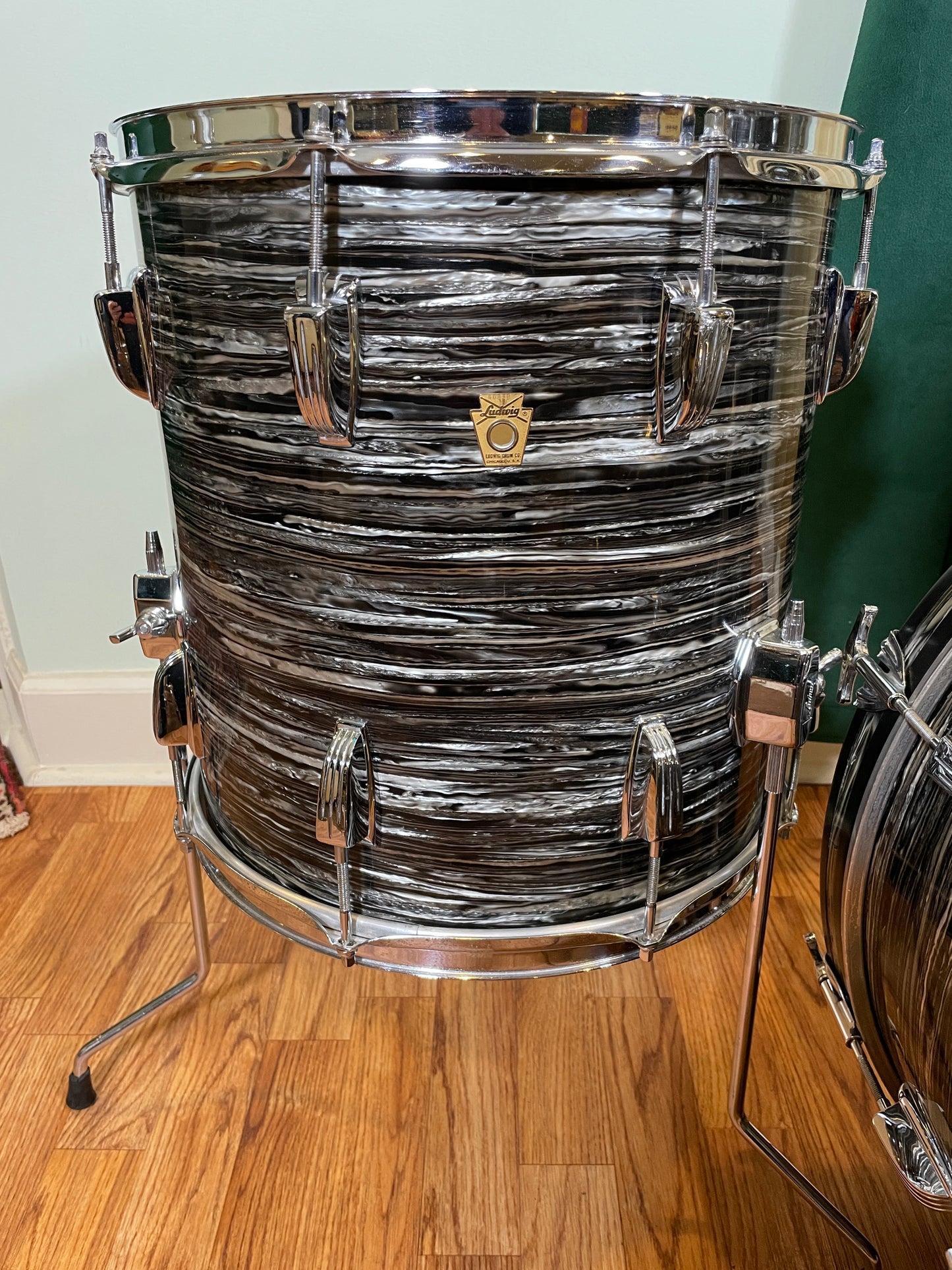 1966 Ludwig Down Beat Drum Set Oyster Black Pearl 20/12/14 Ringo Starr The Beatles
