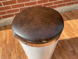 Rogers Swivo-Era Canister Throne New England White Script Logo