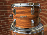 Early 1970s Rogers Celebrity Swivomatic Drum Set Koa 22/13/16