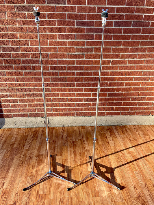 1960s Ludwig 1400 Flat Base Straight Cymbal Stand Pair (2 Pcs.)