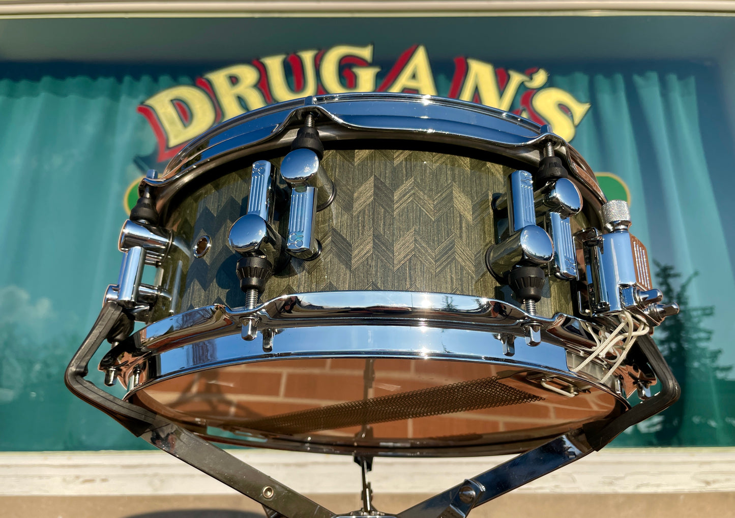 Sonor 5x12 Artist Series Snare Drum Green 12-Ply Birch