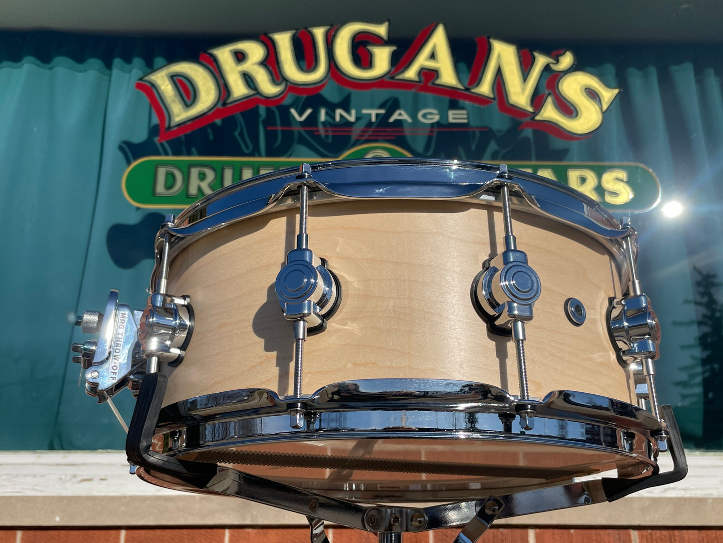 DW Performance Series 5.5x14 Snare Drum Natural Satin Oil Drum Workshop
