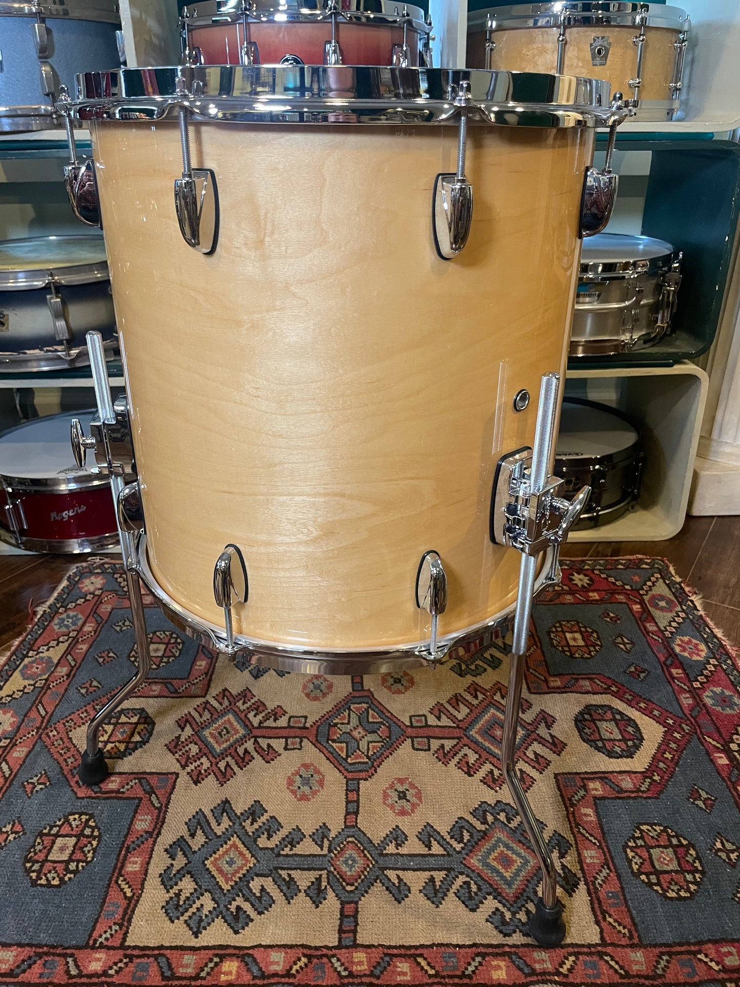 Gretsch Renown 16x16 Floor Tom Drum Single Gloss Natural