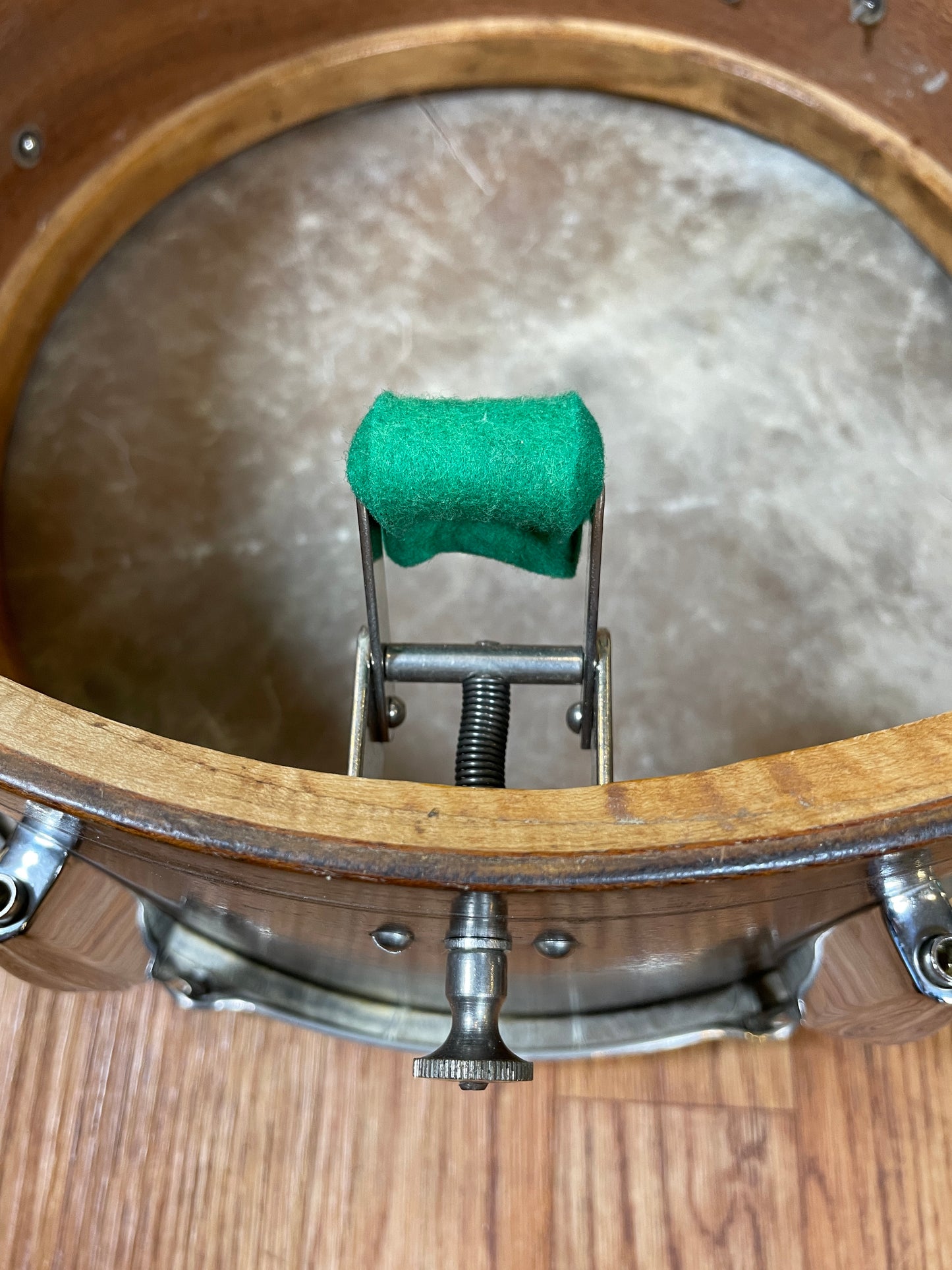 1930s-1940s Slingerland 6.5x14 Radio King Snare Drum 3-Ply