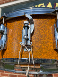 1960s Olympic Premier 5.5x14 Model No. 1002 De Luxe Snare Drum Sparkling Gold