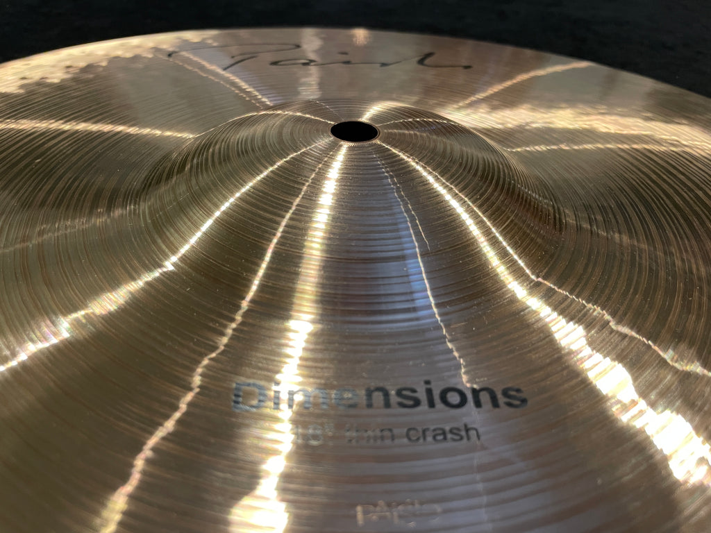 18" Paiste Dimensions Thin Crash Cymbal 1334g Drugan's Drums & Guitars