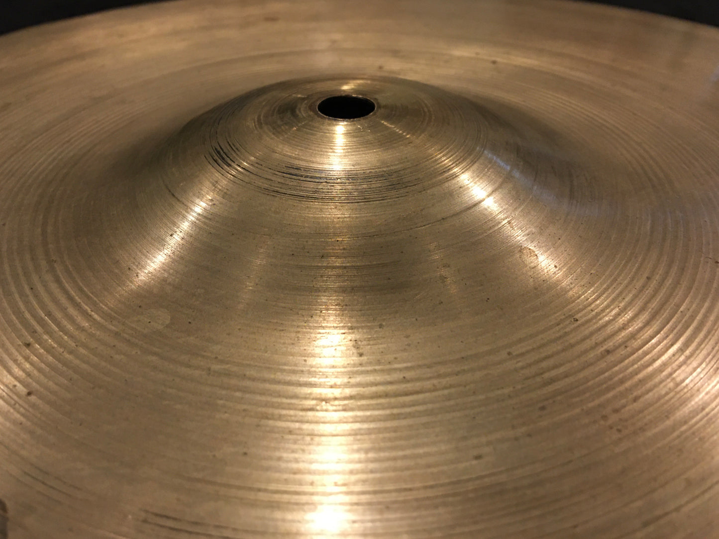 16" Zildjian A 1947-53 Trans Stamp Crash or Hi-Hat Cymbal 1014g #630