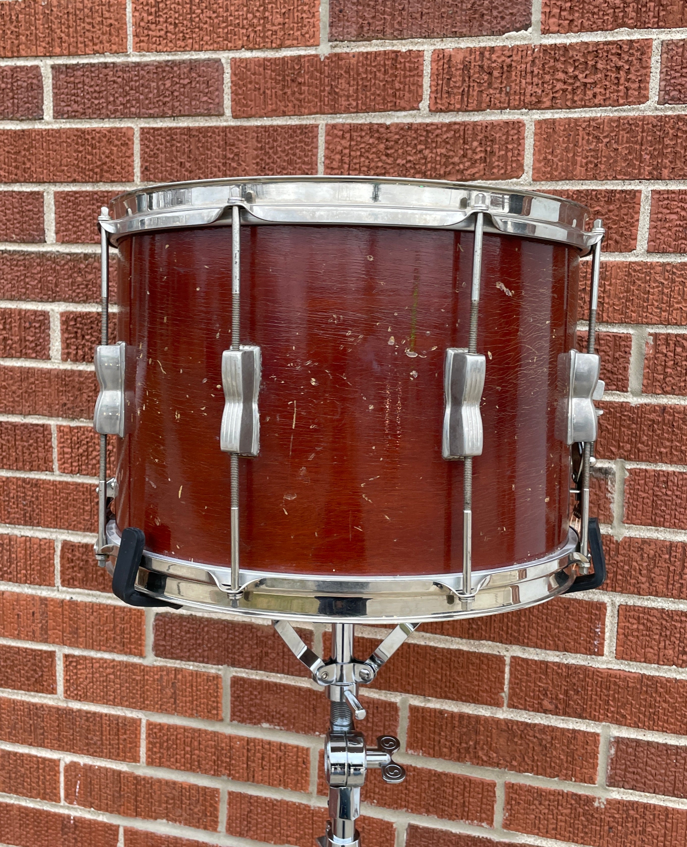 Vintage WFL No. 3092 Champion 10x14 Marching Snare Drum Mahogany