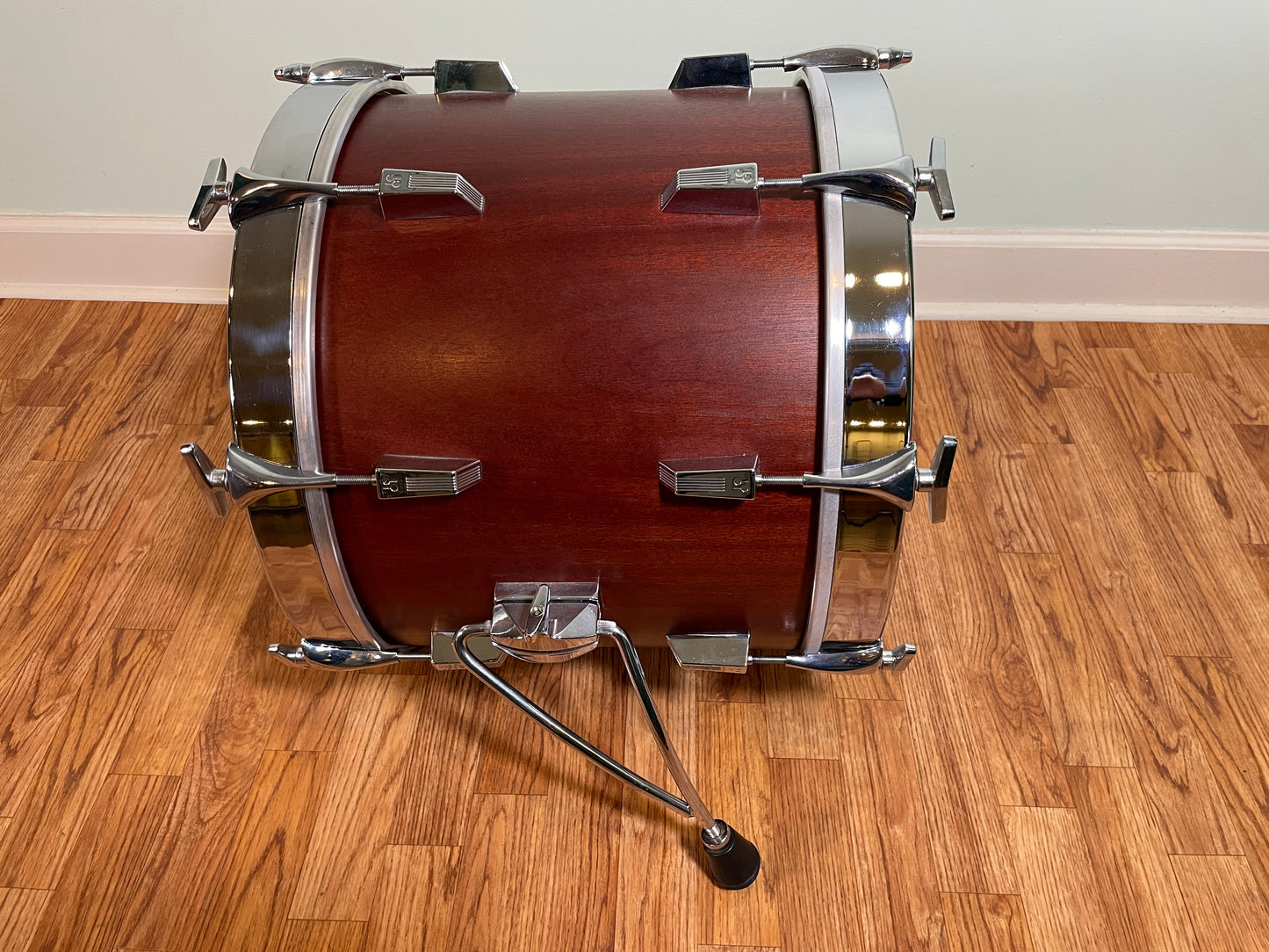 Vintage Sonor Phonic 18x14 Bass Drum Red Mahogany