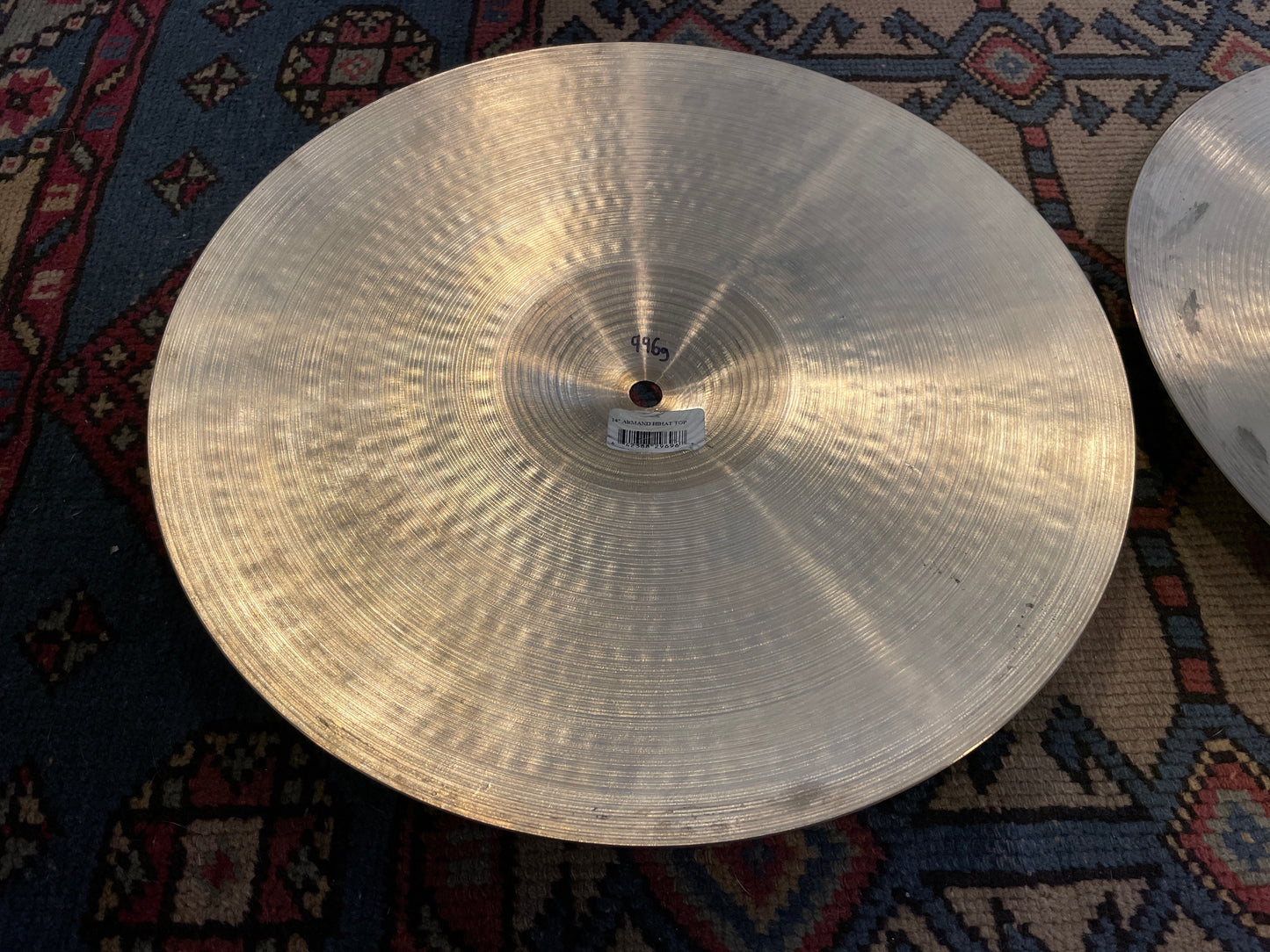 14" Zildjian A Armand Hi-Hat Cymbal Pair 996g/1260g A8007 *Video Demo*