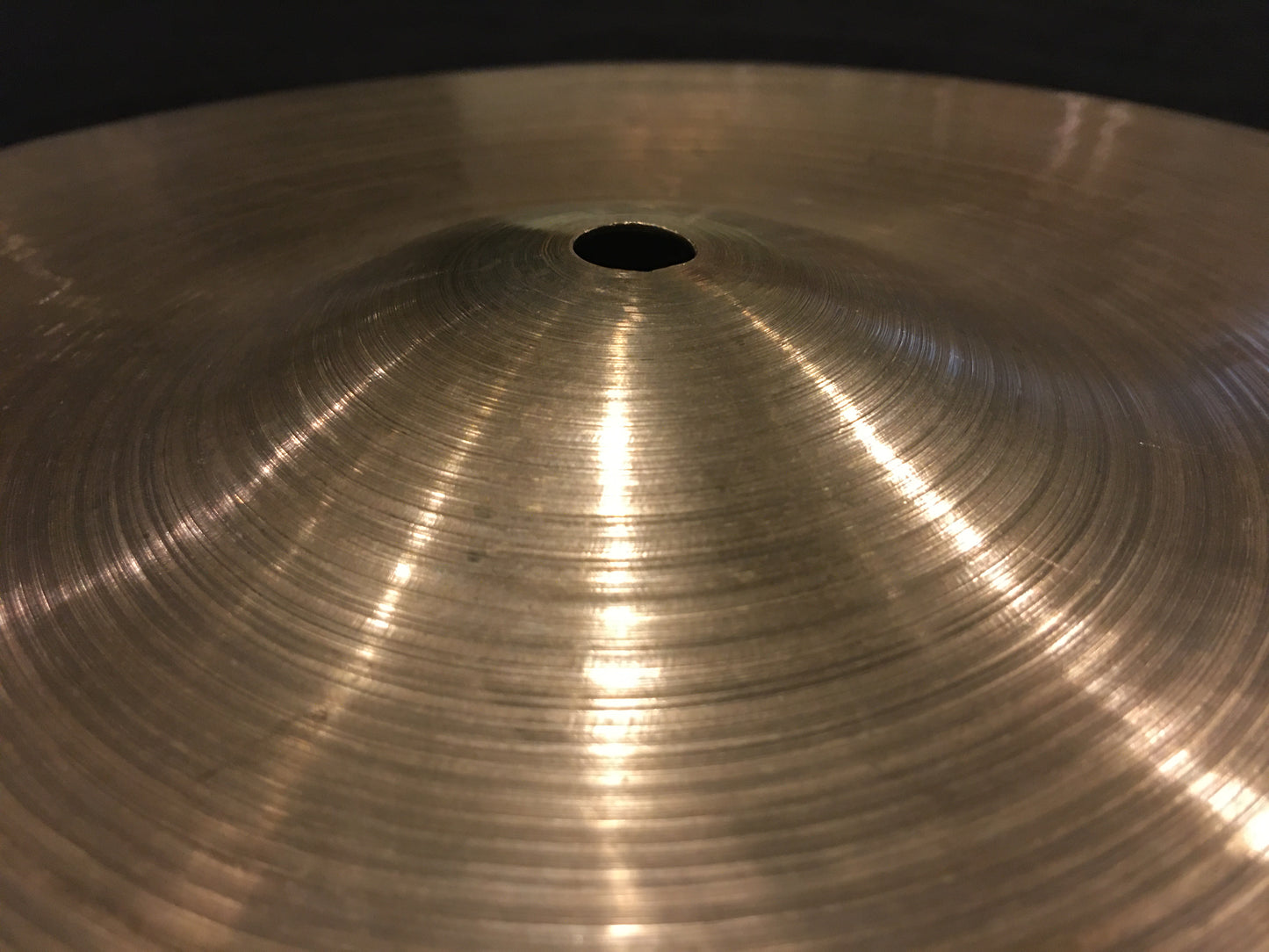 15" 1960s K Zildjian Istanbul New Stamp Hi-Hat / Crash Cymbal 878g #631