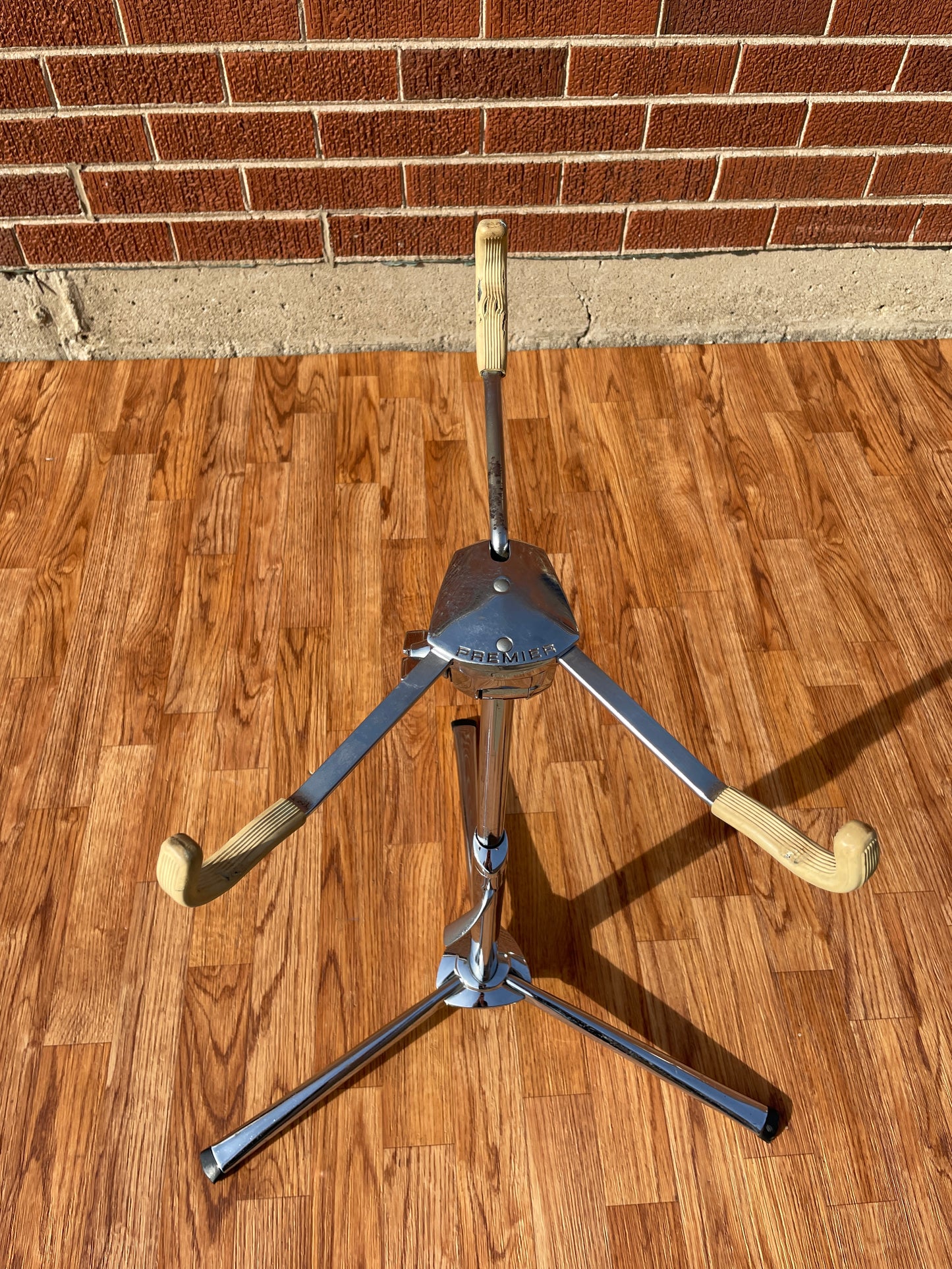 Vintage Premier Lokfast Flush Base Snare Drum Stand Flat Base