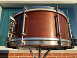 1920s - 1930s Ludwig 6.5x15 Professional Model 8 Lug Wood Snare Drum