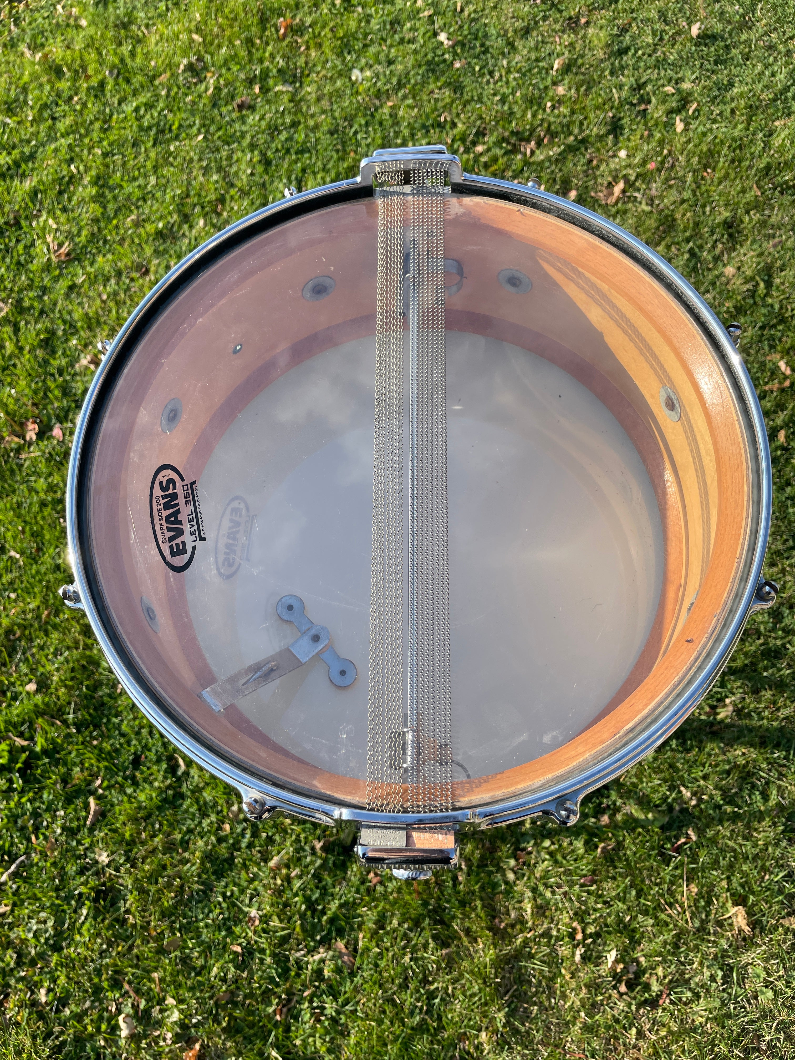1960s Premier Royal Ace 5.5x14 Snare Drum Mahogany Duroplastic