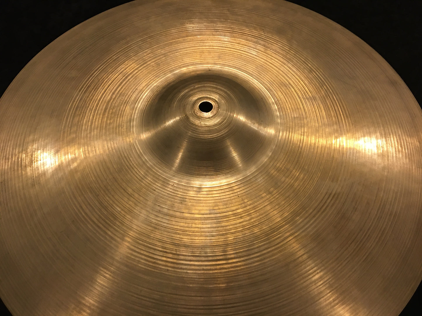 18" Zildjian A 1950s Small Stamp Crash / Ride Cymbal 1606g #680 *Sound File*
