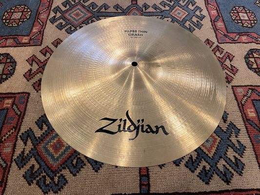 16" Zildjian A 1980s Paper Thin Crash Cymbal 830g