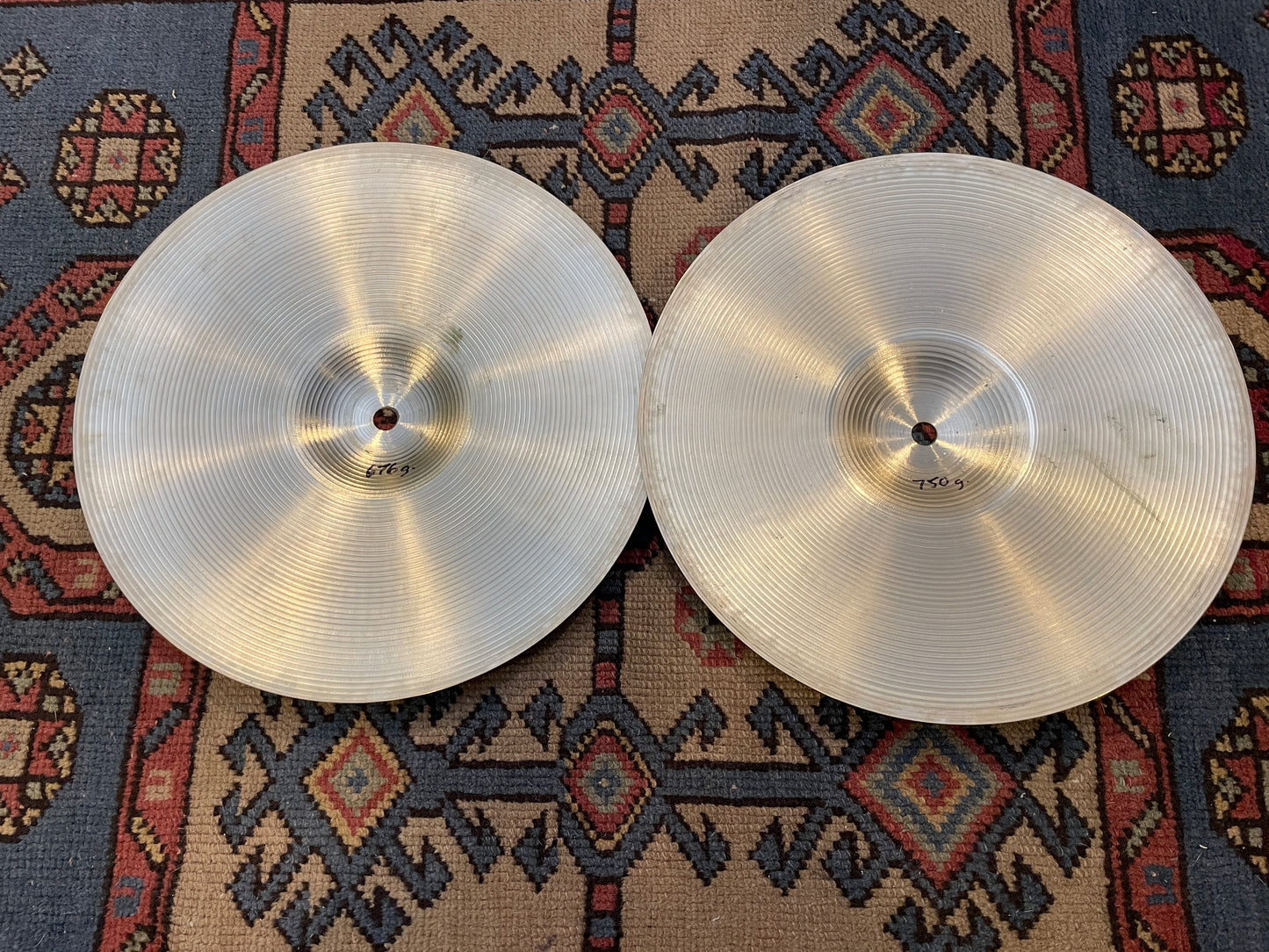 12" Zildjian A Studio Recording S.R. Hi-Hat Cymbal Pair 676g/750g
