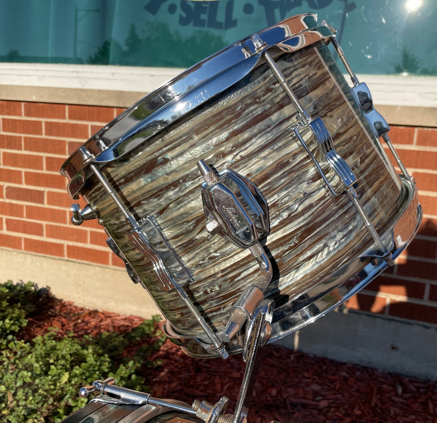 1966 Ludwig Club Date Drum Set Oyster Blue Pearl 20/12/14