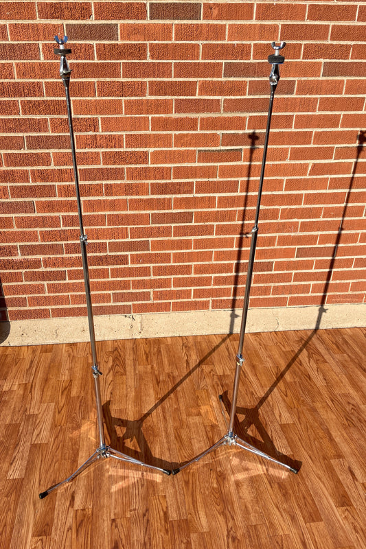 1960s Ludwig 1400 Flat Base Straight Cymbal Stand Pair (2 Pcs.)